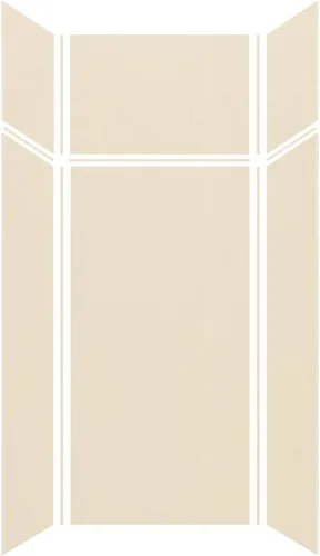 Vista 8 de Transolid EWKX603296-31 Expressions - Kit de pared de ducha de 6 paneles con extensión, 32 pulgadas de largo x 60 pulgadas de ancho x 96 pulgadas