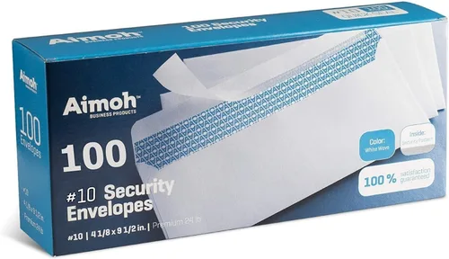 Sobres con cierre autoadhesivo de seguridad, sin ventana. Patrón de tinta de seguridad. Ideal para correo masivo del despacho. Cierre con sellado