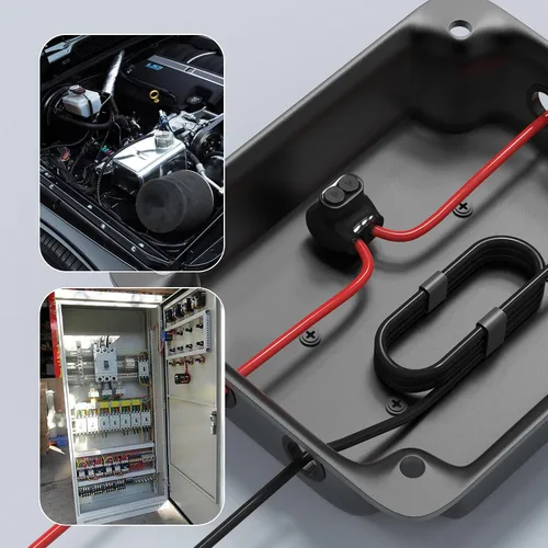 Vista 6 de RVBOATPAT Conector multigrifo aislado de 2 puertos 4-14 AWG de aluminio a cobre, conectores de alambre de aluminio de entrada de un solo lado 5PCS 2