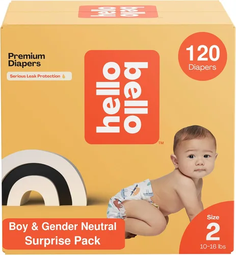 Vista 4 de Hello Bello Premium Pañales para bebé talla 6 68 unidades de pañales desechables, extra absorbentes, hipoalergénicos y ecológicos con ajuste