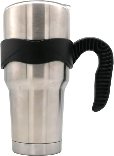 Vista 10 de Mango de vaso de 20 onzas, antideslizante para tazas de viaje, para vasos aislados al vacío, adecuado para vasos Yeti Rambler, Trail, Sic, Ozark