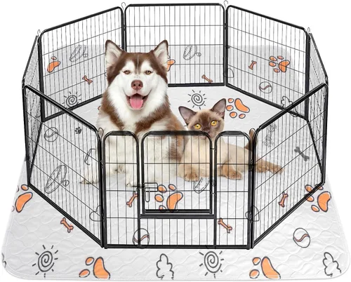 Vista 16 de Almohadillas lavables para orina para perros, 2 paquetes pequeños de 18"x24", almohadillas reutilizables súper absorbentes para cachorros