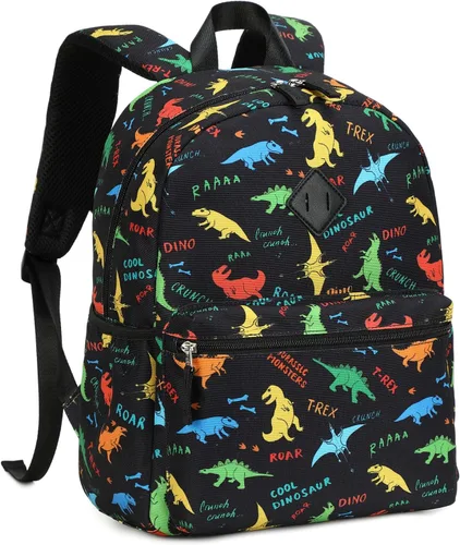 Vista 22 de Mochila Abshoo para niños y niñas, mochila escolar para niños pequeños, Negro