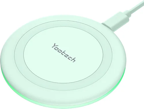 Vista 9 de Cargador inalámbrico Yootech, almohadilla de carga inalámbrica máxima de 10 Negro/Negro