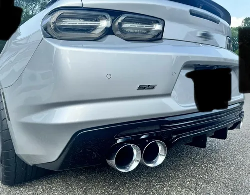 Vista 5 de Slant, calcomanía, emblema para defensas, parrilla lateral, de acero inoxidable, para Chevy IMPALA COBALT Camaro 2010+, 2 unidades, Negro