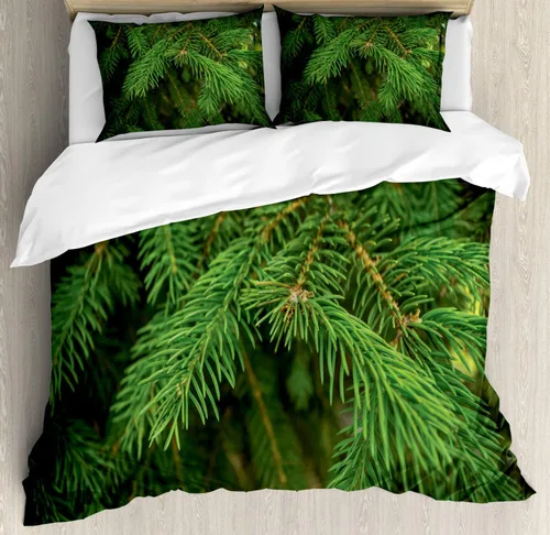 Vista 9 de Ambesonne Orange Mandala Duvet Cover Set, Repetitive Pattern of Geometric Medallion Floral Designs, Decorative 3 Piece Bedding Set with 2 Pillow