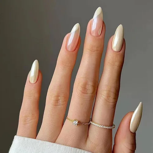 Vista 23 de Uñas postizas a presión con punta francesa roja mediana, uñas postizas de cobertura completa con diseños de remolinos rojos, puntas de uñas S2
