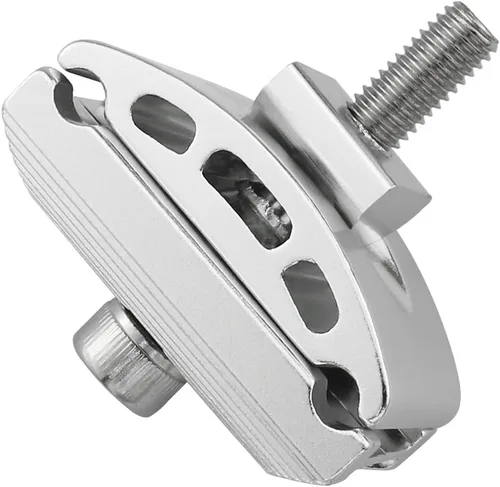 Cabeza de tija de sillín de bicicleta Cabeza de tubo DGHAOP Plata Aleación de aluminio Bicicleta Abrazaderas Cabeza Sillín Tubo Tornillo Asiento