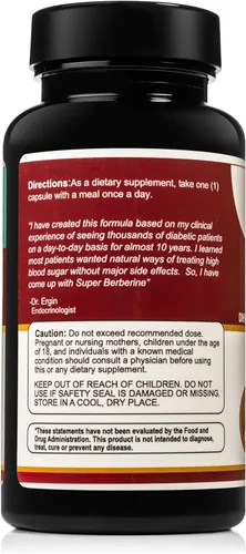 Vista 3 de SugarMD Suplemento Super Berberina – 250 mg de GlucoVantage Dihidroberberina con canela de Ceilán – 5 veces más absorbible que la berberina regular