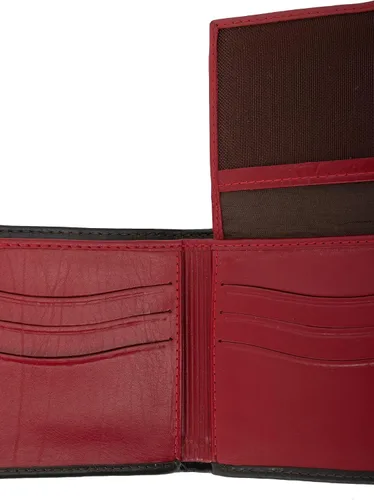 Vista 4 de VELEZ Carteras de cuero genuino para hombre NEGRO MATE Casual