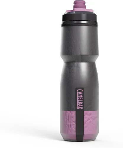 Vista 19 de CamelBak Podium Chill Bike Botella de agua aislada con compresión Negra, 24 onzas