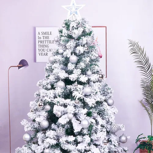 Vista 6 de Juego de 101 adornos de bolas de Navidad, juego de lujo para decoración de árbol de Navidad y cuerda para colgar, bolas de Navidad de Emopeak – Mini