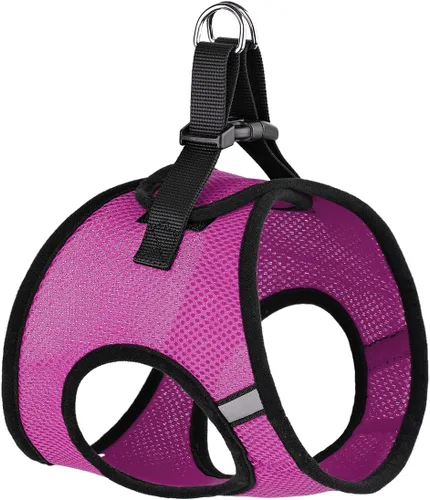 Vista 16 de Dogline York Step-in Air - Arnés de malla para perro, sin estrangulamiento, chaleco suave acolchado en el pecho para cachorros, perros pequeños Negro