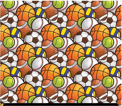 Vista 18 de HTV con estampado deportivo (19.66 x 36 pulgadas) - Fútbol americano Balón de fútbol americano