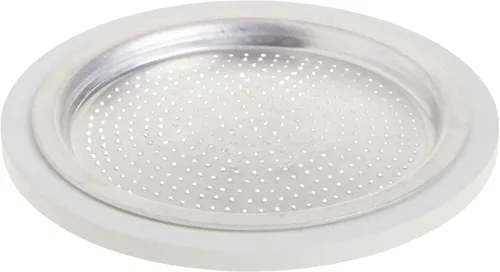 Vista 2 de Junta y filtro Bialetti de repuesto para cafetera italiana de 1 taza, Blanco