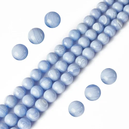 Vista 17 de 100 piezas de cuentas de amatista natural de 6 mm, cuentas de piedras preciosas redondas sueltas para hacer joyas