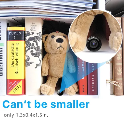 Vista 4 de 【Free 64G】Smallest Wireless WiFi Camera,HD1080P Mini Camera,Portable Security Camera,Smart Home Baby Monitor Camera with Night Vision,Motion