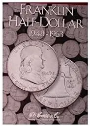 Harris Franklin Half Dollar 1948-1963 Carpeta de monedas 2695