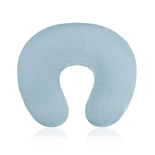Funda de almohada de lactancia para bebé, funda de almohada extraíble para lactancia, funda de muselina para niños recién nacidos, tela suave que se