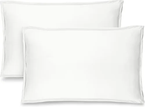 Vista 25 de Bare Home Fundas de almohada estándar – Juego de 2 – Microfibra ultrasuave 1800 premium – Doble cepillado – Resistente a las manchas y a