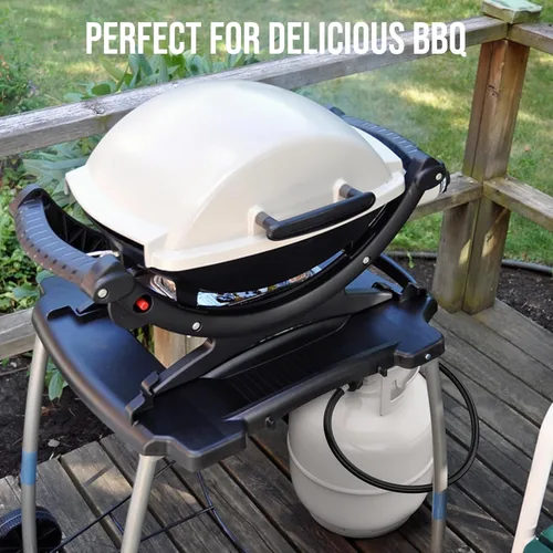 Vista 2 de Manguera Adaptadora de Propano de 4 Pies de 1lb a 20lb, Adaptador de Propano de 20lb a 1lb Convertidor, Manguera Adaptadora de Tanque de Propano