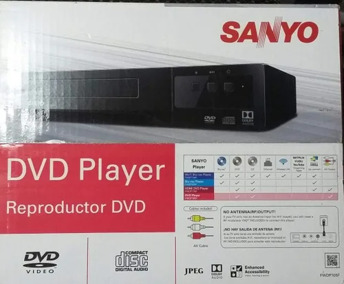 Sanyo Reproductor de DVD, Reproductor de DVD, FWDP105F