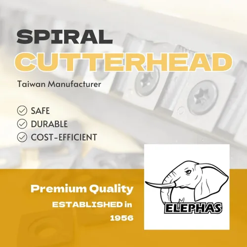 Vista 5 de ELEPHAS - Herramienta de carpintería Cabeza de corte en espiral y cabezal de corte helicoidal para Dewalt DW735 cepilladora Original DW735-OEM