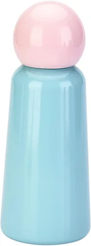 Vista 10 de Botella de agua de acero inoxidable de 17 onzas de aproximadamente 16.9 fl oz, botella de agua aislada al vacío, botella de agua de metal para Azul