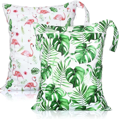 Vista 17 de Shappy 2 piezas de gran bolsa de lavandería para viaje, lavable, impermeable, húmeda y seca, gran bolsa para ropa sucia, para baño, entrenamiento