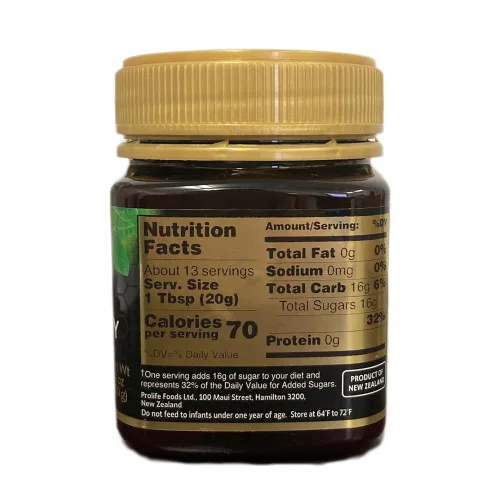 Vista 7 de Miel de Manuka de Nueva Zelanda certificada UMF 10+, 8.8oz (250g)