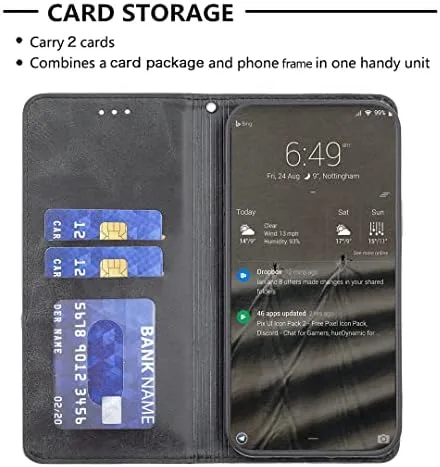 Vista 3 de Case for Kalley Element 5 Plus Case Compatible with Kalley Element 5 Plus Phone Case Cover PU Leather Kickstand Magnetic Wallet Case CPT42