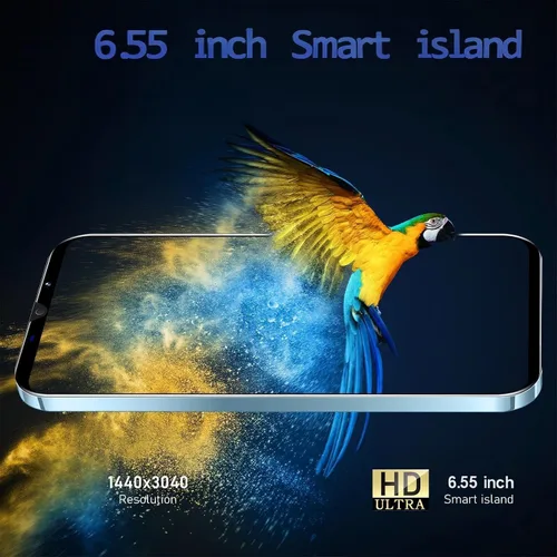 Vista 5 de Teléfono celular desbloqueado 2026, teléfonos móviles Android con pantalla HD de 6.55 pulgadas, teléfono inteligente, teléfonos desbloqueados