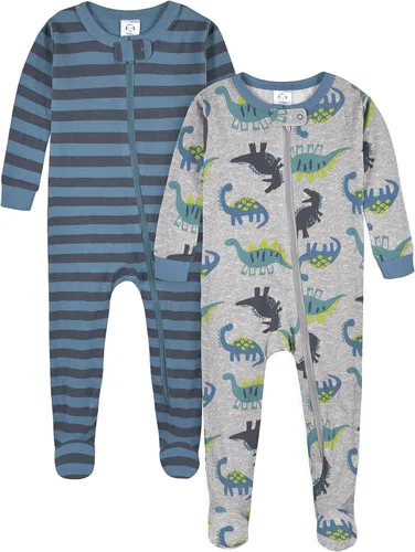 Vista 2 de Gerber - Pijamas con cobertura hasta los pies para bebé, niño - 4
