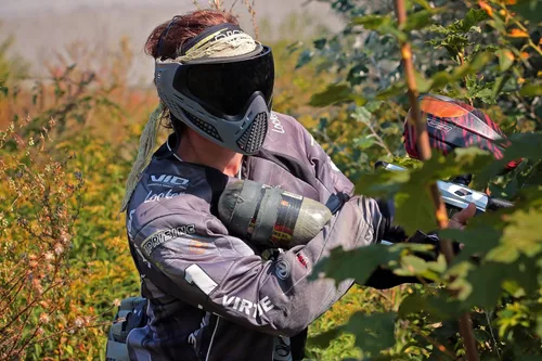 Vista 5 de Virtue VIO Ascend térmico Paintball anteojos con lente de doble panel