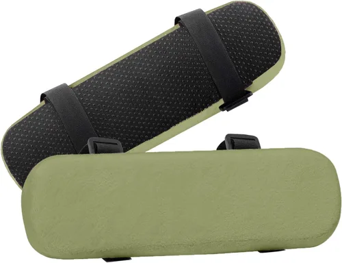 Vista 7 de MOSISO Reposabrazos para Silla (Paquete de 2), Almohadillas de Espuma de Memoria para Sillas de Casa/Oficina, Fundas Cómodas para Brazos