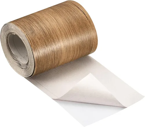 Vista 7 de uxcell Cinta de grano de madera, 1.97 pulgadas x 33 pies, adhesivo autoadhesivo para pared, esquina, mesa, puerta, sofá, muebles, decoración