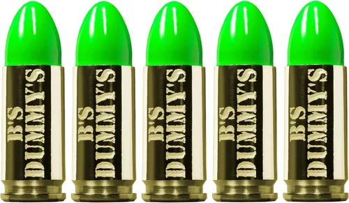 Vista 5 de B's Dry Fire Snap Caps - A.K.A. B's Dummy's - Dummy .38 Super Training Caps (paquete de 5)