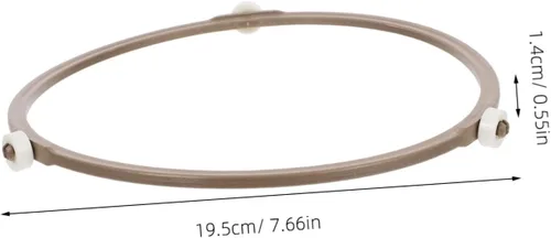 Vista 2 de Soporte de bandeja para horno de microondas, anillo de horno redondo resistente, rodillo de anillo de horno compatible para reemplazo de microondas