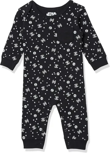Vista 4 de Tienda Essentials Disney Marvel Star Wars - Overol de algodón para bebé paquete de 3