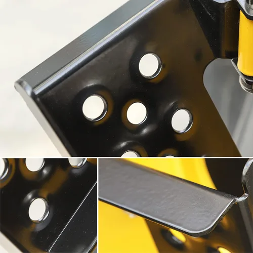 Vista 3 de Hoolcar Estriberas para puerta Bisagra de puerta Reposapiés Panel hecho de acero sólido para Jeep Wrangler TJ 1997-2006, 1 par