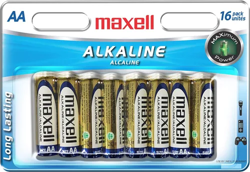 Vista 4 de Maxell 723815 Pilas alcalinas AAA de larga duración de alto rendimiento, paquete de 36, computadora