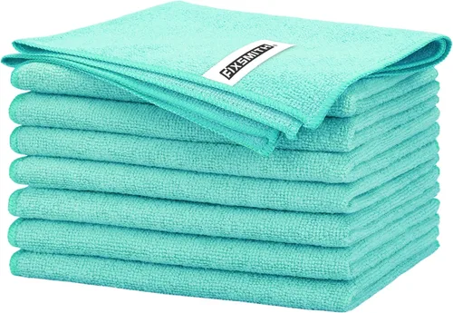 Vista 38 de FIXSMITH Paquete de 400 toallas multifuncionales, paños de limpieza de microfibra de 12 x 16 pulgadas, trapos de limpieza altamente absorbentes