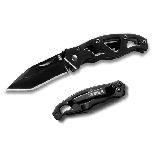 Vista 12 de Gerber Gear Paraframe I EDC - Cuchillo de bolsillo plegable, borde fino de 3 pulgadas con bloqueo de marco de seguridad, acero inoxidable, gris