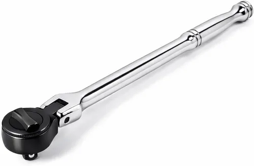 Vista 7 de Powerbuilt trinquete profesional XT90 de 90 dientes con accionamiento de 1/2 pulgadas, trinquete de cabeza sellada, pulido completo, mango largo