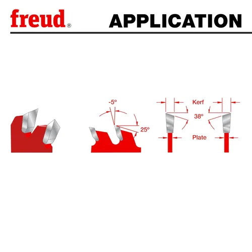 Vista 8 de Freud LU80R010: Hoja Ultimate de 10" para madera enchapada y melamina