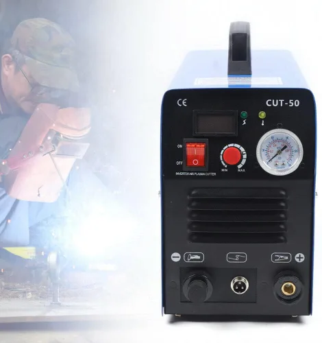 Vista 5 de Máquina cortadora de plasma CUT-50, equipo de corte de plasma de aire piloto sin tacto de 50 amperios, máquina de corte con inversor digital