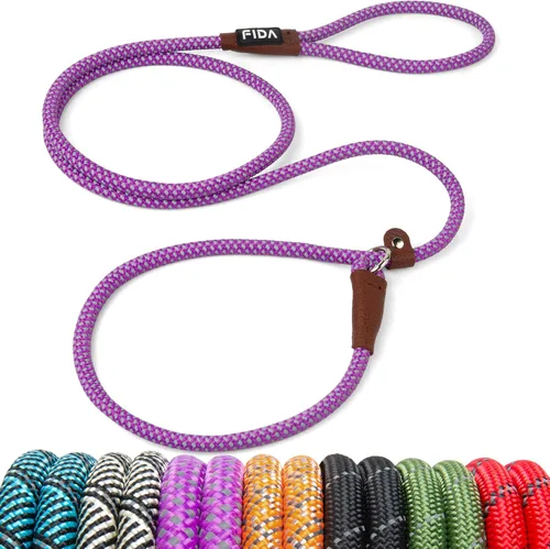 Vista 43 de Fida Paquete de 5 correas antideslizantes duraderas a granel, resistentes de 1/2 pulgadas x 6 pies, cómoda correa antideslizante para perros Verde