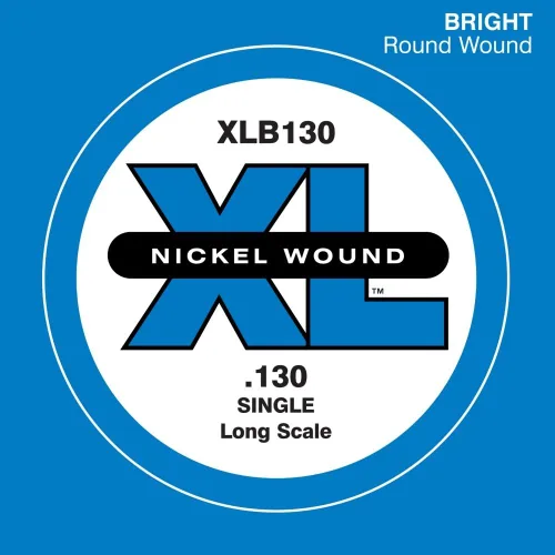 Vista 23 de D'Addario XLB020P Guitarra Bajo de Acero Liso Cuerda Simple, Escala Larga, .020