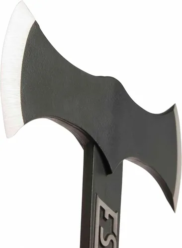 Vista 2 de ESTWING Hacha de doble broca – Herramienta de escupir madera fabricada en Estados Unidos de 38 onzas con construcción de acero forjado y agarre