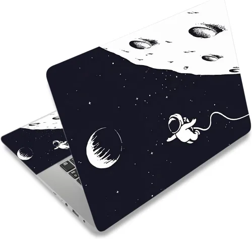 Vista 18 de Adhesivo para laptop de 12.1-15.6 pulgadas, calcomanía reutilizable universal de vinilo para laptop, protector de arte impermeable en color panal